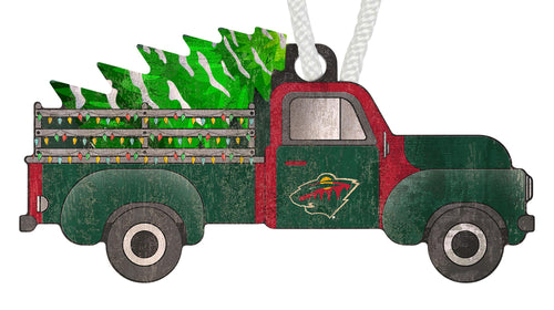 Wholesale NHL / H1006-Christmas Truck Ornament / H1006-Minnesota Wild