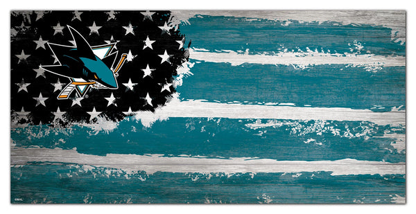 Wholesale NHL / H1007-Flag 6x12 / H1007-San Jose