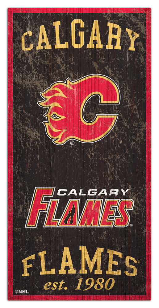 Wholesale NHL / H1011-Heritage 6x12 / H1011-Calgary Flames