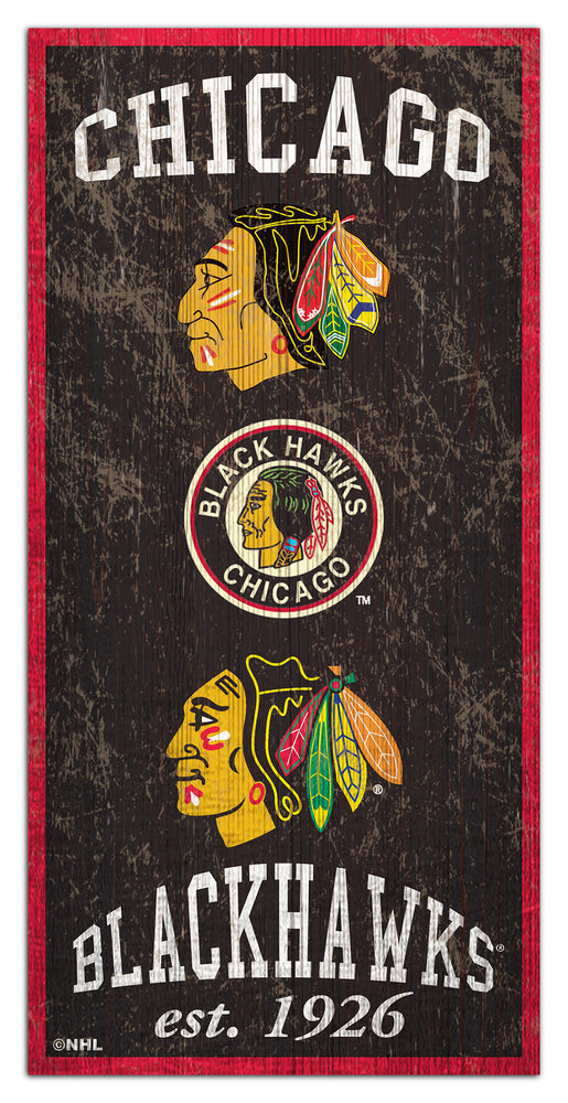 Wholesale NHL / H1011-Heritage 6x12 / H1011-Chicago Blackhawks