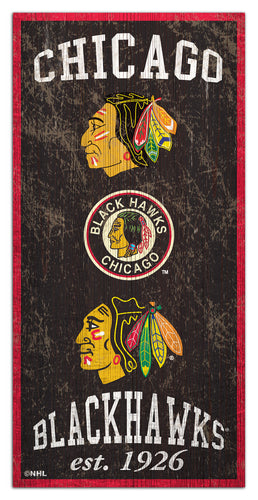 Wholesale NHL / H1011-Heritage 6x12 / H1011-Chicago Blackhawks