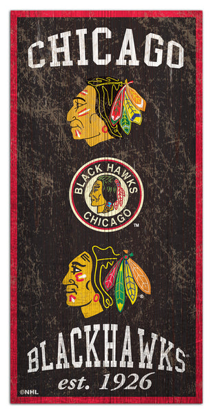 Wholesale NHL / H1011-Heritage 6x12 / H1011-Chicago Blackhawks