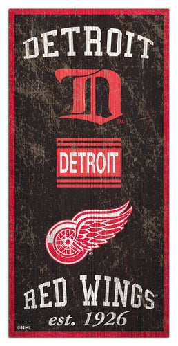 Wholesale NHL / H1011-Heritage 6x12 / H1011-Detroit Red Wings