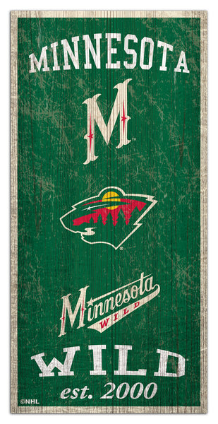 Wholesale NHL / H1011-Heritage 6x12 / H1011-Minnesota Wild