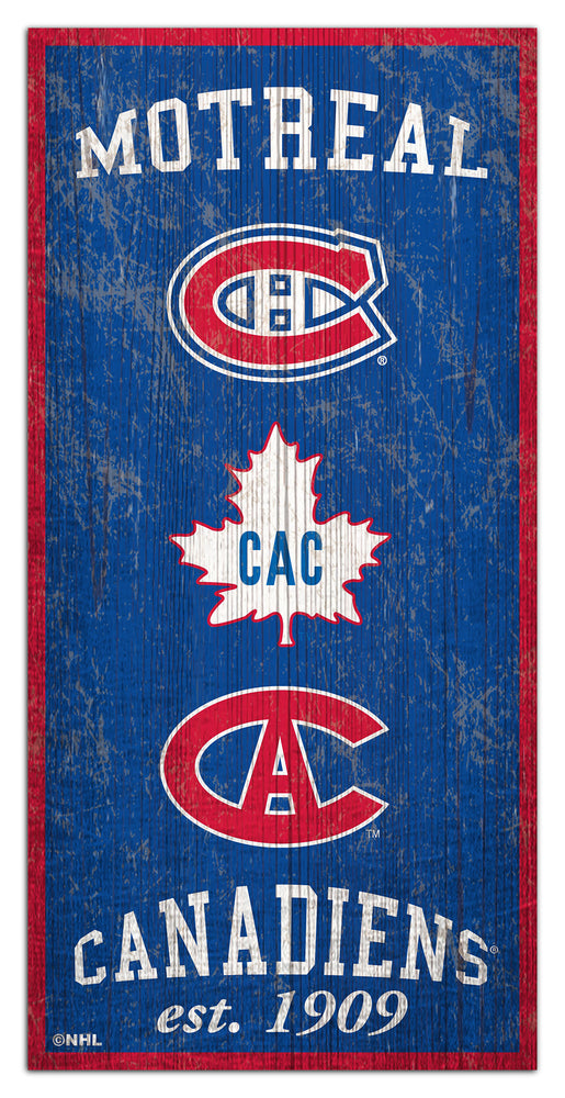 Wholesale NHL / H1011-Heritage 6x12 / H1011-Montreal Canadiens