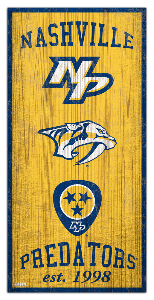 Wholesale NHL / H1011-Heritage 6x12 / H1011-Nashville Predators