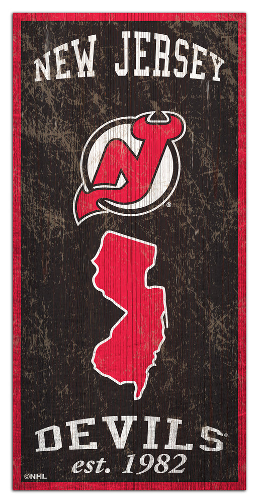 Wholesale NHL / H1011-Heritage 6x12 / H1011-New Jersey Devils