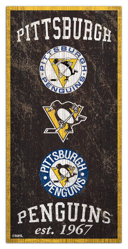 Wholesale NHL / H1011-Heritage 6x12 / H1011-Pittsburgh Penguins