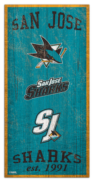 Wholesale NHL / H1011-Heritage 6x12 / H1011-San Jose Sharks