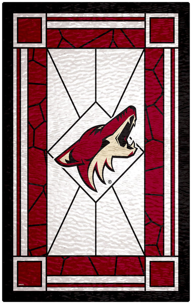 Wholesale NHL / H1017-Stained Glass 11x19 / H1017-Arizona Coyotes