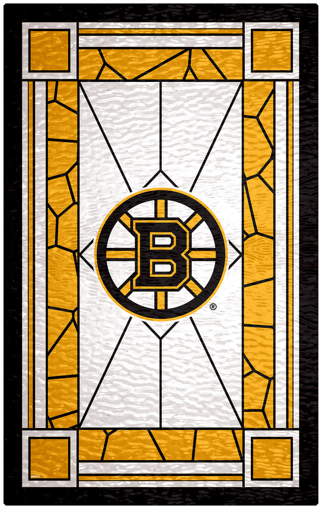 Wholesale NHL / H1017-Stained Glass 11x19 / H1017-Boston Bruins