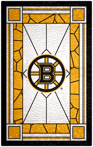 Wholesale NHL / H1017-Stained Glass 11x19 / H1017-Boston Bruins