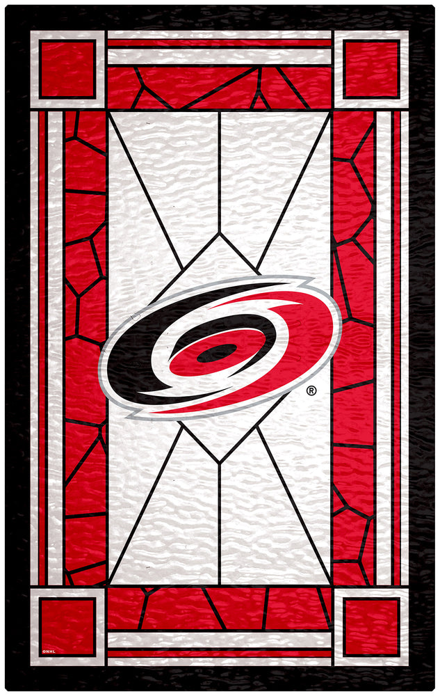 Wholesale NHL / H1017-Stained Glass 11x19 / H1017-Carolina Hurricanes