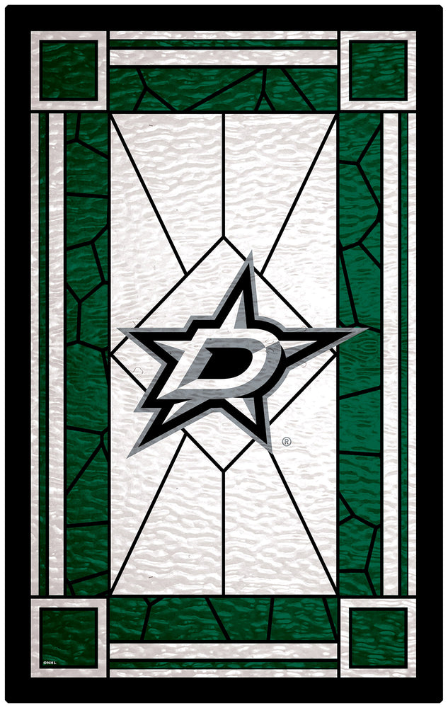 Wholesale NHL / H1017-Stained Glass 11x19 / H1017-Dallas Stars