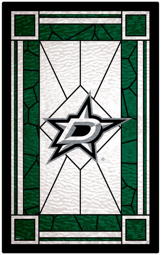 Wholesale NHL / H1017-Stained Glass 11x19 / H1017-Dallas Stars