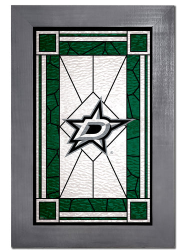 Wholesale NHL / H1017F-Stained Glass with frame / H1017-Dallas Stars