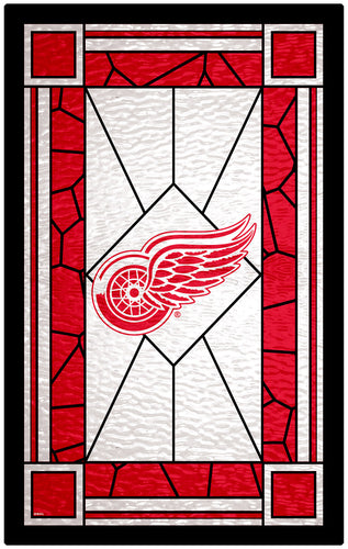 Wholesale NHL / H1017-Stained Glass 11x19 / H1017-Detroit Red Wings