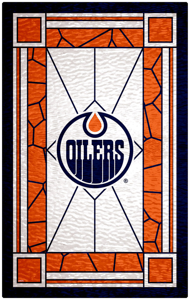 Wholesale NHL / H1017-Stained Glass 11x19 / H1017-Edmonton Oilers