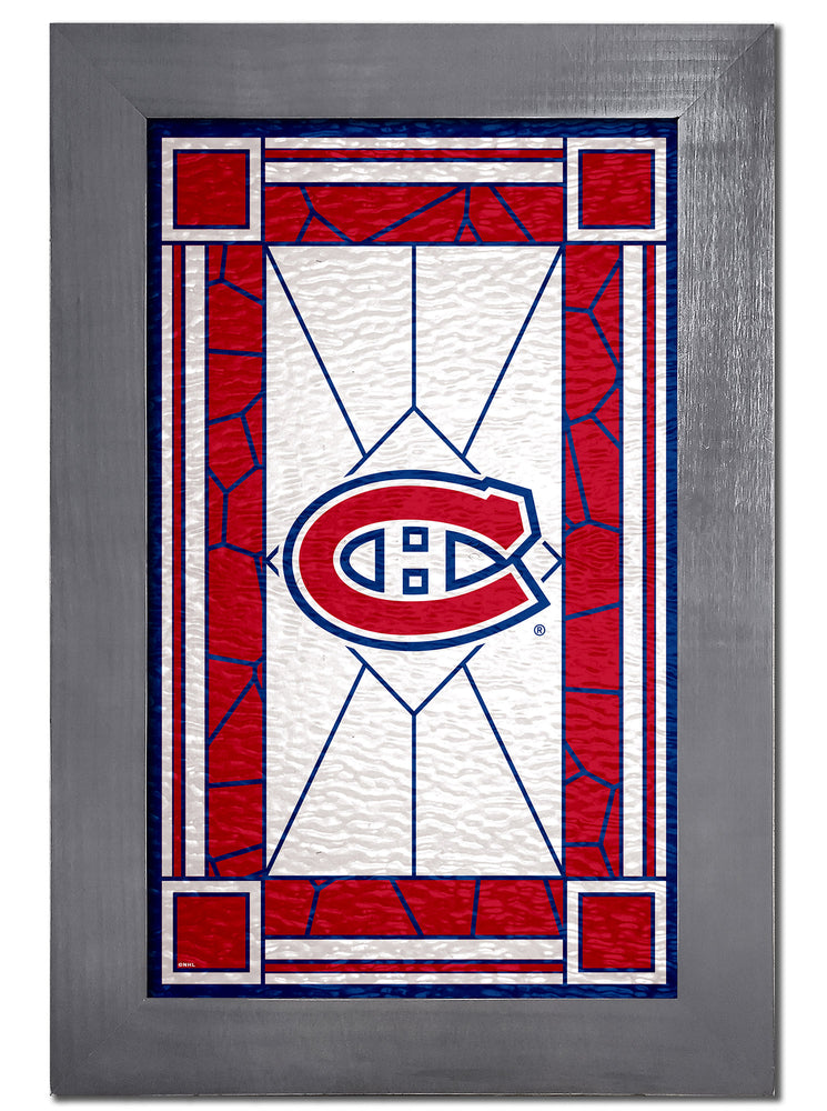 Wholesale NHL / H1017F-Stained Glass with frame / H1017-Montreal Canadiens