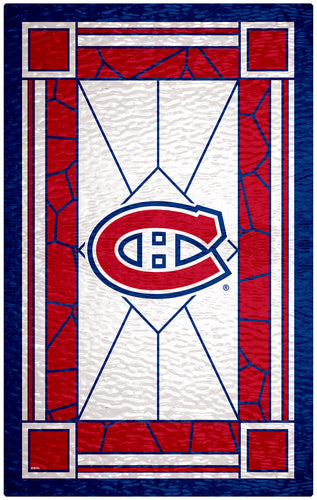 Wholesale NHL / H1017-Stained Glass 11x19 / H1017-Montreal Canadiens