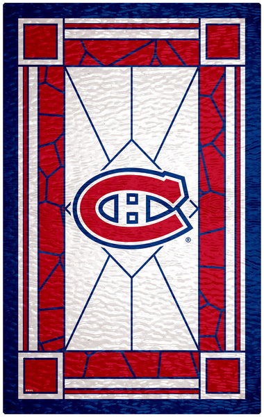 Wholesale NHL / H1017-Stained Glass 11x19 / H1017-Montreal Canadiens