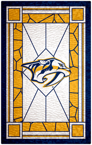 Wholesale NHL / H1017-Stained Glass 11x19 / H1017-Nashville Predators