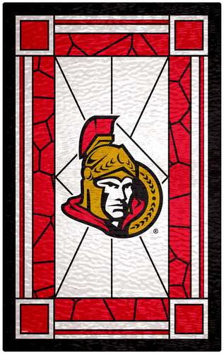 Wholesale NHL / H1017-Stained Glass 11x19 / H1017-Ottawa Senators