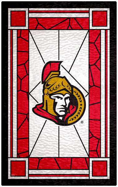 Wholesale NHL / H1017-Stained Glass 11x19 / H1017-Ottawa Senators