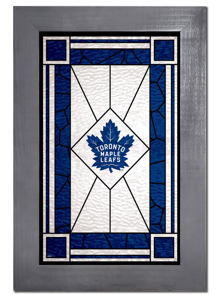 Wholesale NHL / H1017F-Stained Glass with frame / H1017-Toronto Maple Leafs