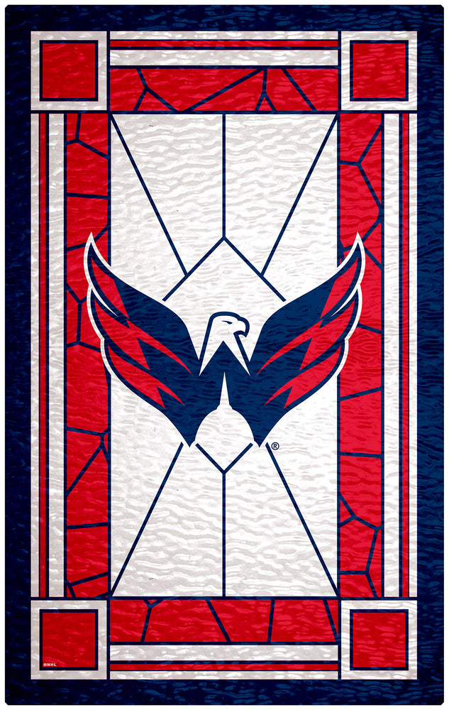 Wholesale NHL / H1017-Stained Glass 11x19 / H1017-Washington Capitals