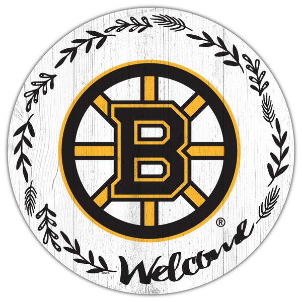 Wholesale NHL / H1019-Welcome 12in Circle / H1019-Boston Bruins