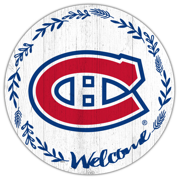 Wholesale NHL / H1019-Welcome 12in Circle / H1019-Montreal Canadiens