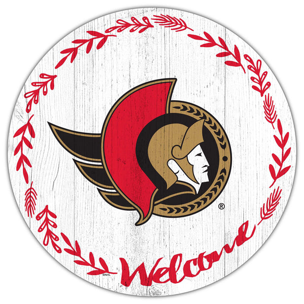 Wholesale NHL / H1019-Welcome 12in Circle / H1019-Ottawa Senators