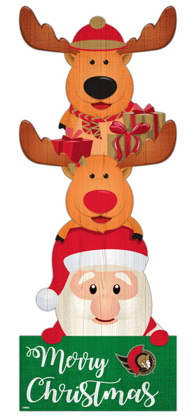 Wholesale NHL / H1022-Santa Stack Leaner / H1022-Ottawa Senators