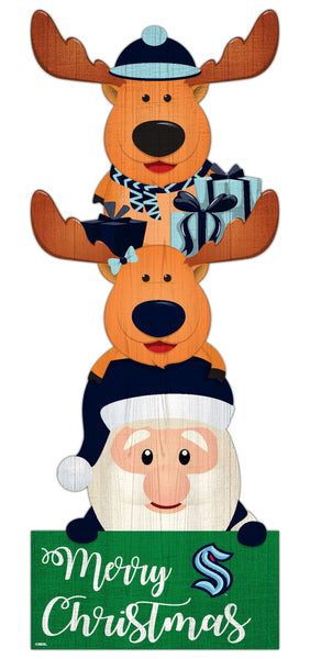 Wholesale NHL / H1022-Santa Stack Leaner / H1022-Seattle Kraken