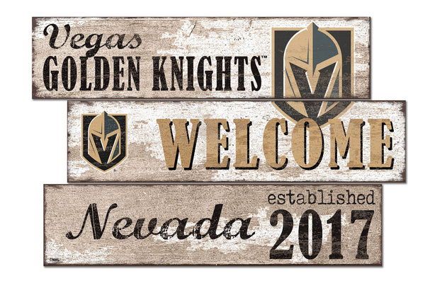 Wholesale NHL / H1027-Welcome 3 Plank / H1027-Vegas Golden Knights