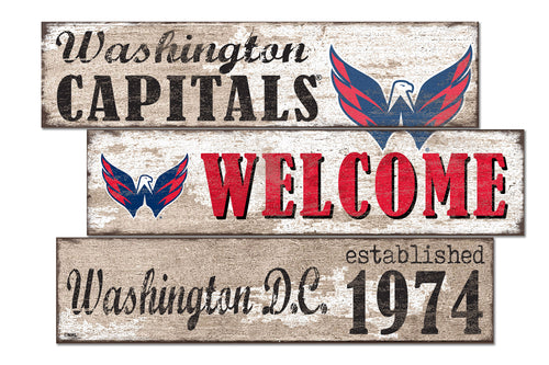 Wholesale NHL / H1027-Welcome 3 Plank / H1027-Washington Capitals