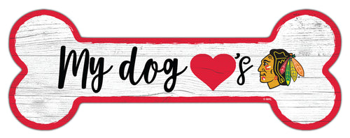 Wholesale NHL / H1029-Dog Bone 12in / H1029-Chicago Blackhawks