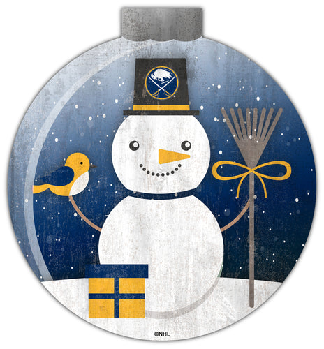 Wholesale NHL / H1031-Snow Globe 12in Wall Art / H1031-Buffalo Sabres