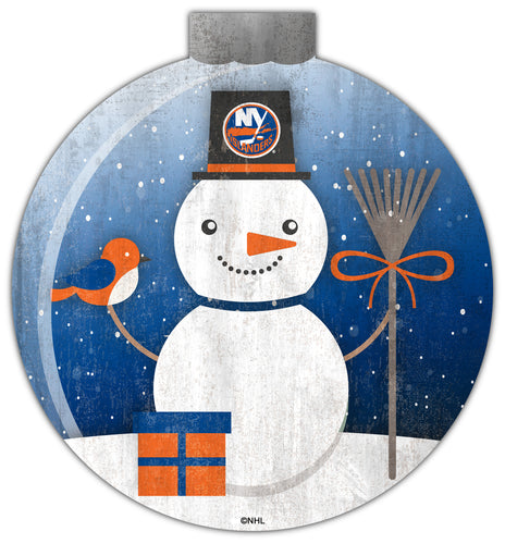 Wholesale NHL / H1031-Snow Globe 12in Wall Art / H1031-New York Islanders