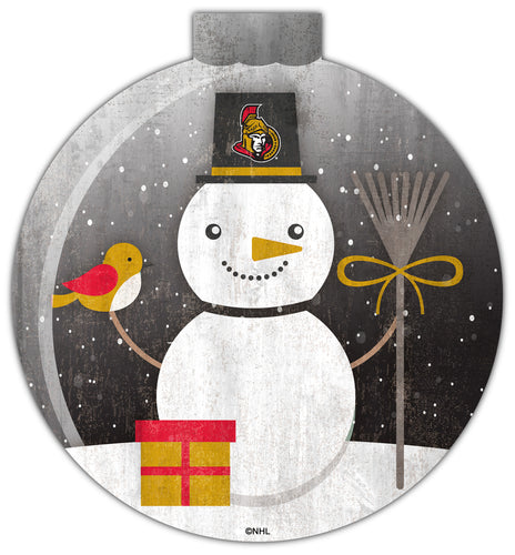 Wholesale NHL / H1031-Snow Globe 12in Wall Art / H1031-Ottawa Senators
