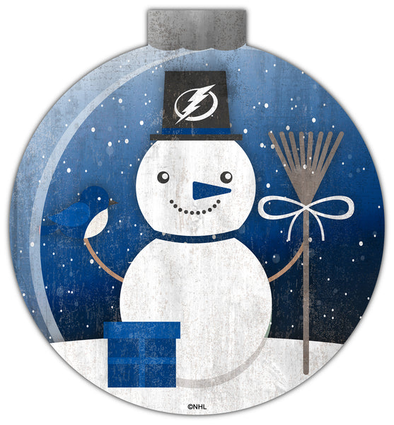 Wholesale NHL / H1031-Snow Globe 12in Wall Art / H1031-Tampa Bay Lightning