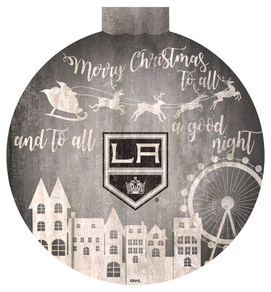 Wholesale NHL / H1033-Santa Village 12 in Wall Art / H1033-Los Angeles Kings