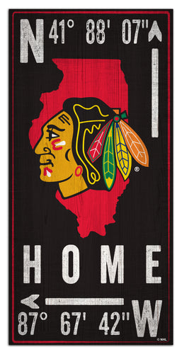 Wholesale NHL / H1034-Coordinate 6x12 / H1034-Chicago Blackhawks
