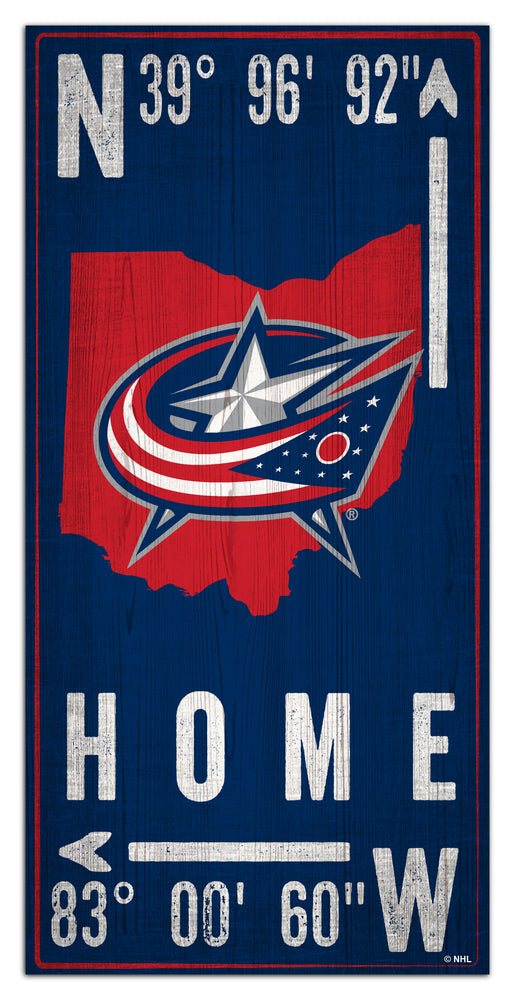 Wholesale NHL / H1034-Coordinate 6x12 / H1034-Columbus Blue Jackets