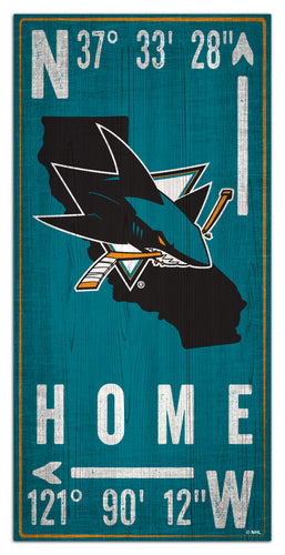 Wholesale NHL / H1034-Coordinate 6x12 / H1034-San Jose Sharks