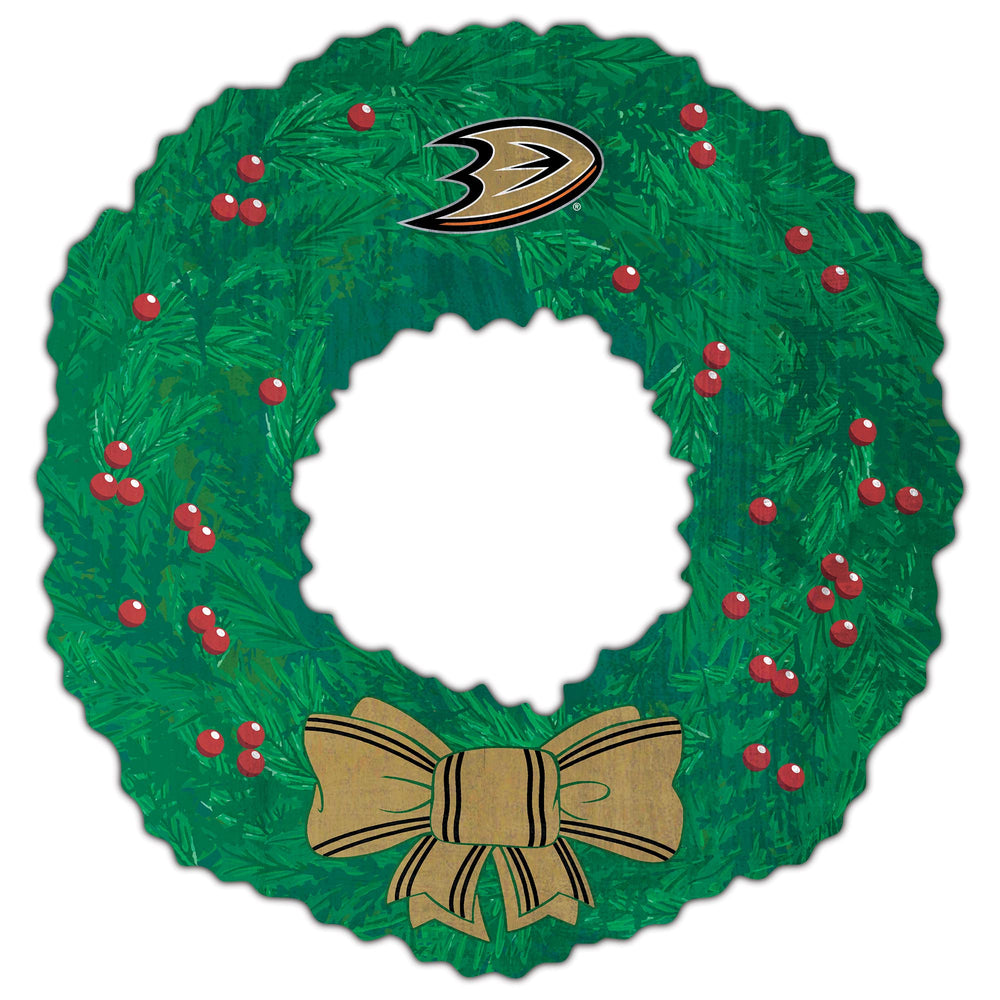 Wholesale NHL / H1048-Team Wreath 16in / H1048-Anaheim