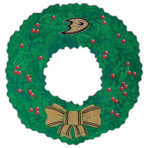 Wholesale NHL / H1048-Team Wreath 16in / H1048-Anaheim
