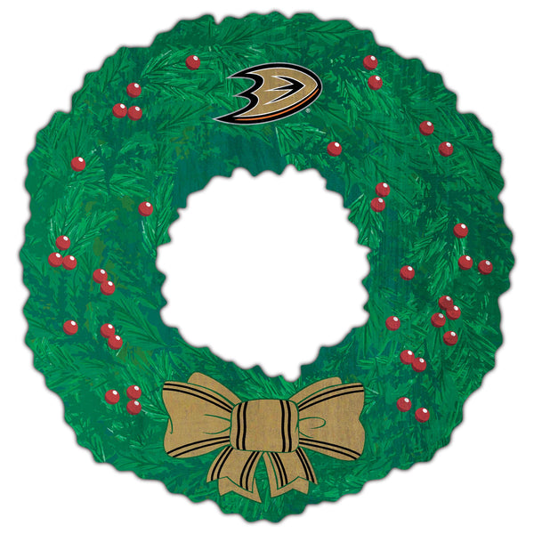Wholesale NHL / H1048-Team Wreath 16in / H1048-Anaheim