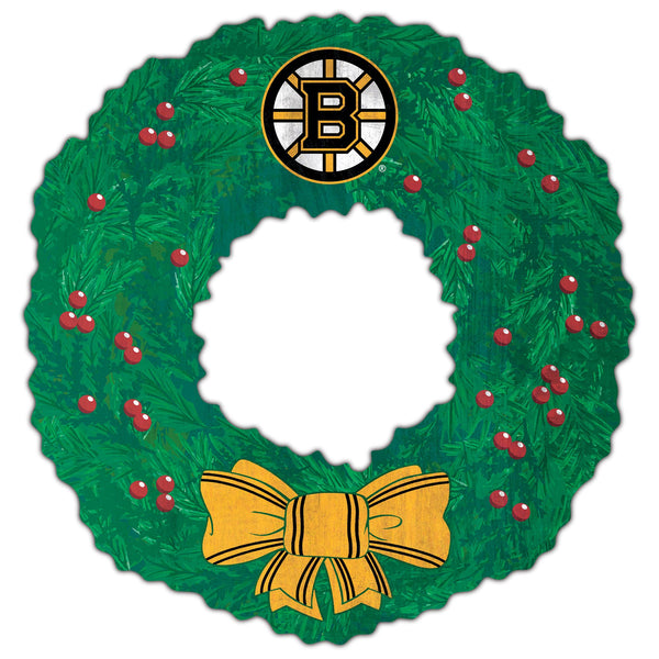 Wholesale NHL / H1048-Team Wreath 16in / H1048-Boston